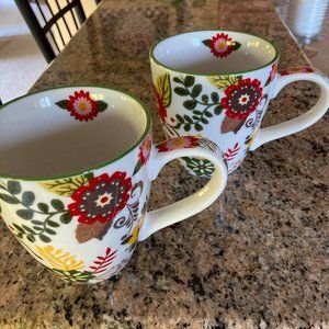 Pair of Potter's Studio ceramic mugs. Brand New. Large, 15 oz. capacity.